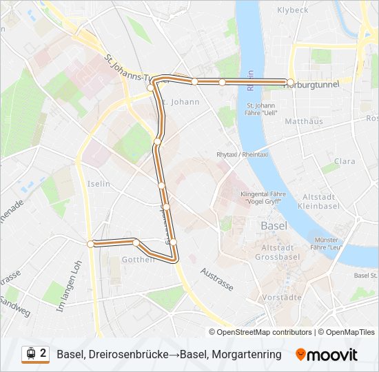 2 Light Rail Line Map