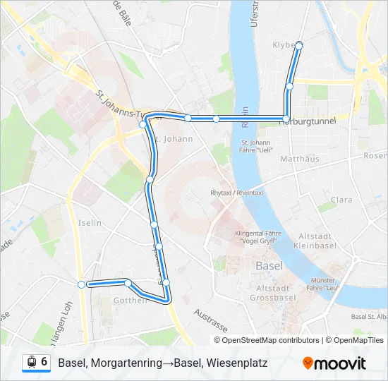 6 Light Rail Line Map