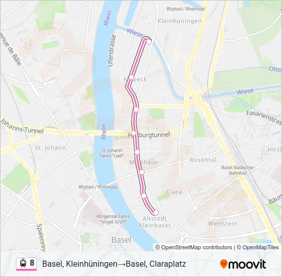 8 Light Rail Line Map