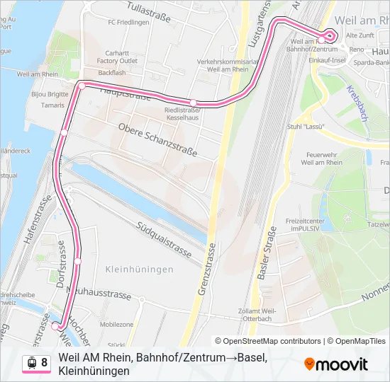 8 Light Rail Line Map