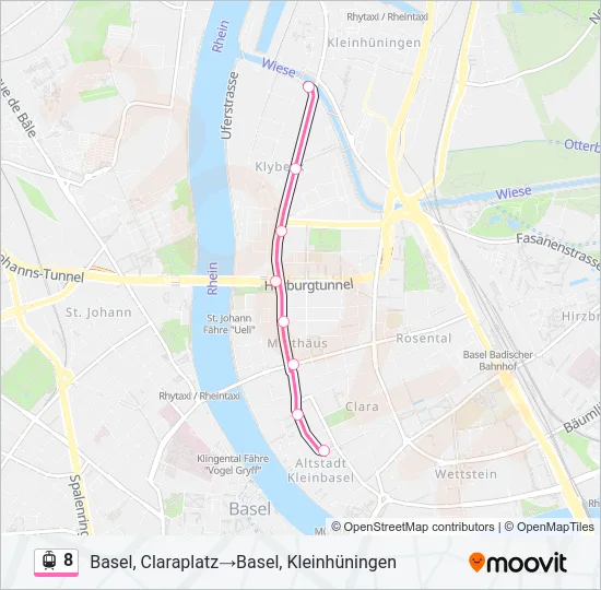 8 Light Rail Line Map