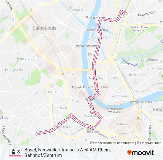 8 Light Rail Line Map