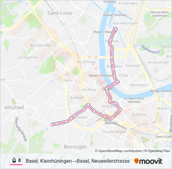 8 Light Rail Line Map
