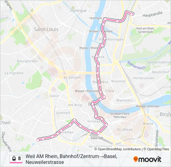 8 Light Rail Line Map