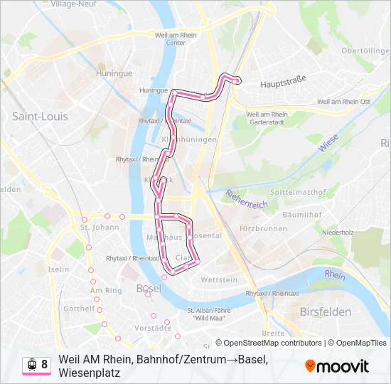8 Light Rail Line Map