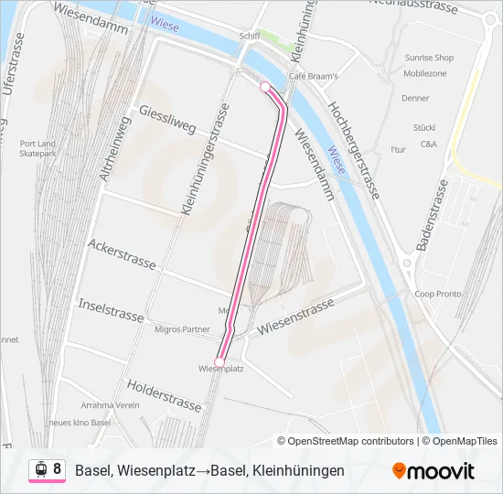 8 Light Rail Line Map