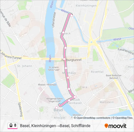 8 Light Rail Line Map