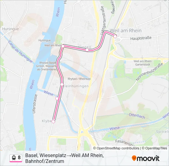 8 Light Rail Line Map
