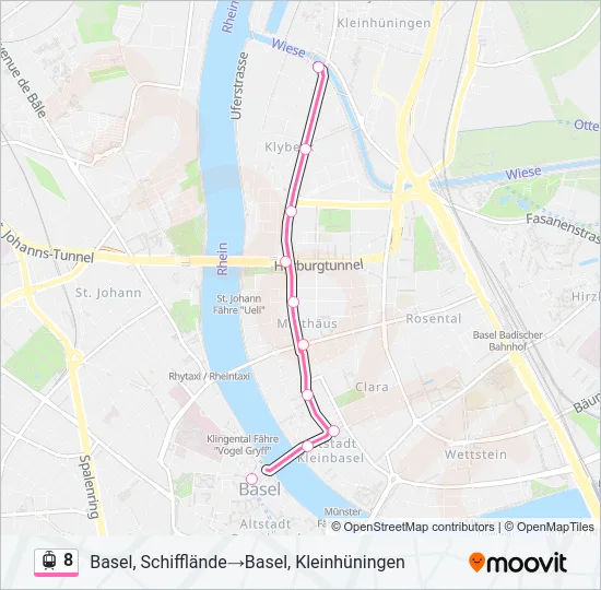 8 Light Rail Line Map