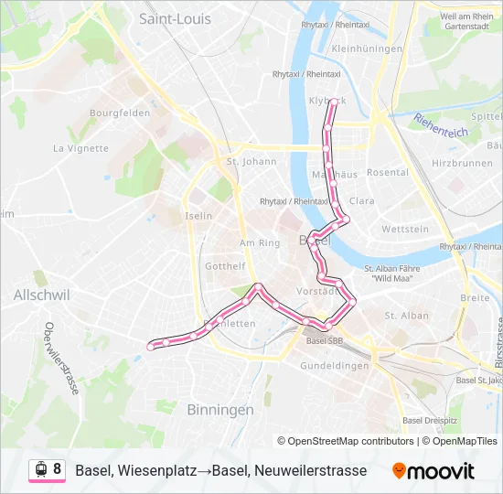 8 Light Rail Line Map