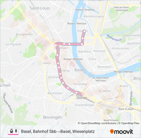 8 Light Rail Line Map