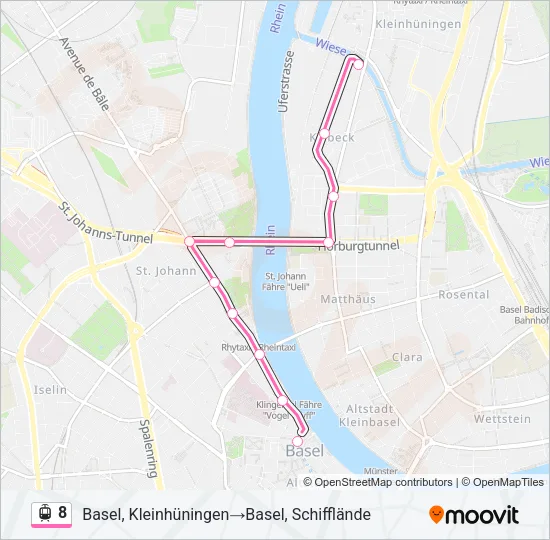 8 Light Rail Line Map