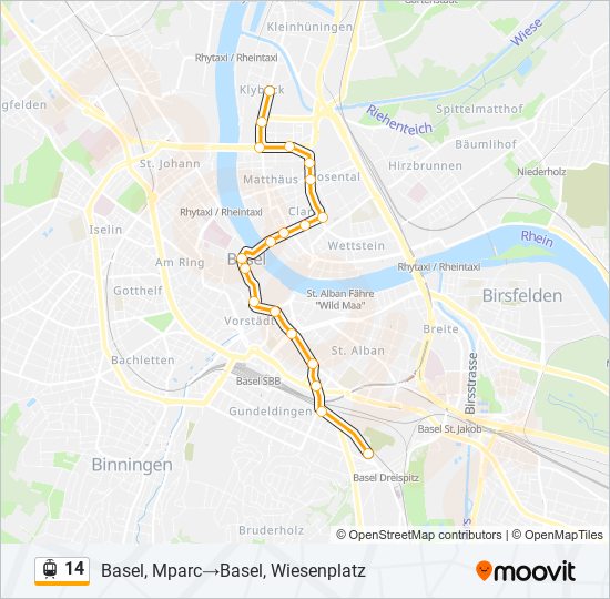 14 light rail Line Map