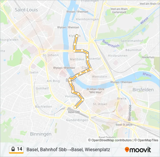 14 Light Rail Line Map