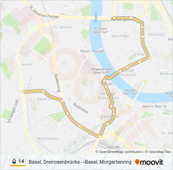 14 Light Rail Line Map