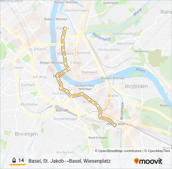 14 Light Rail Line Map