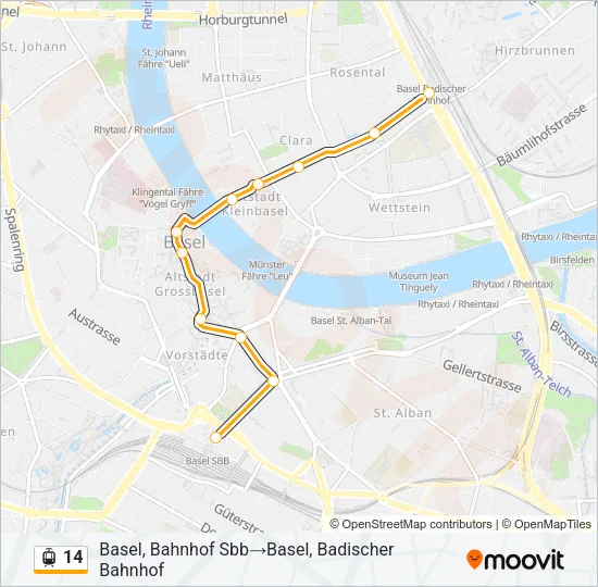 14 Light Rail Line Map
