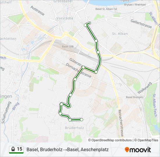 15 Light Rail Line Map