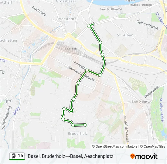 15 Light Rail Line Map