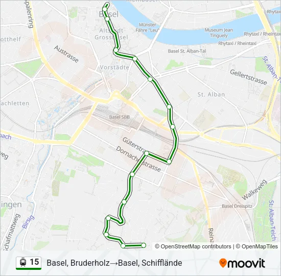 15 Light Rail Line Map