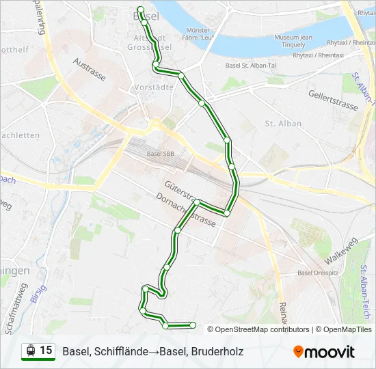 15 Light Rail Line Map
