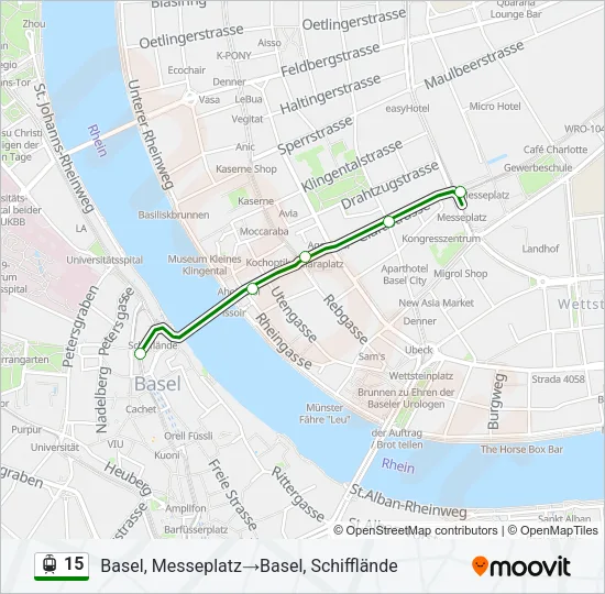 15 Light Rail Line Map