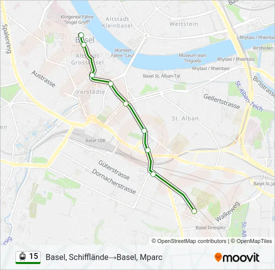 15 Light Rail Line Map