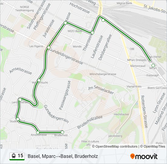 15 Light Rail Line Map
