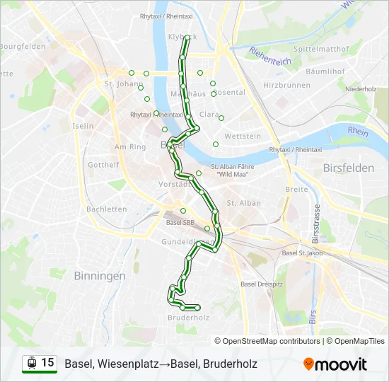 15 Light Rail Line Map