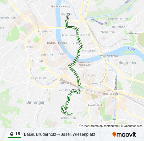 15 Light Rail Line Map