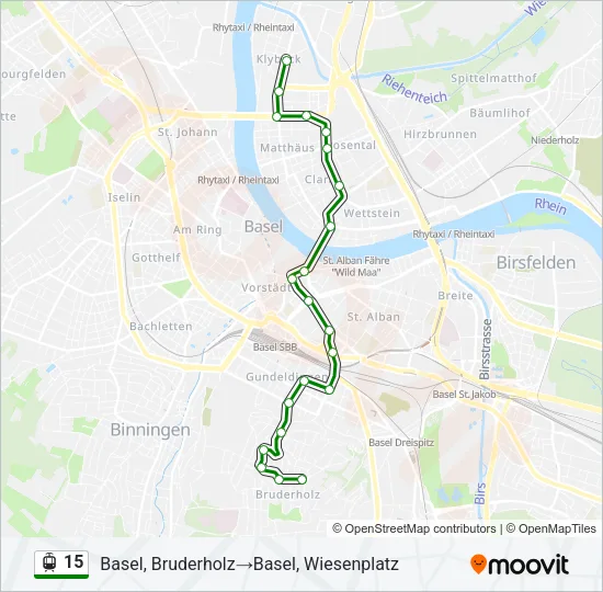 15 Light Rail Line Map