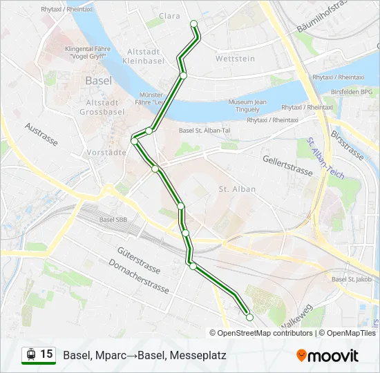 15 Light Rail Line Map