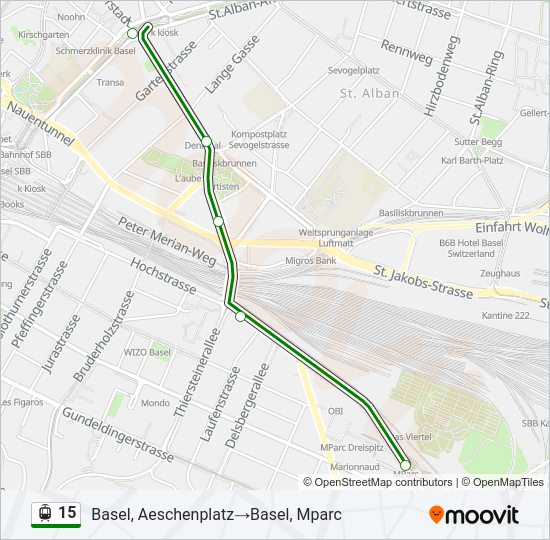 15 Light Rail Line Map
