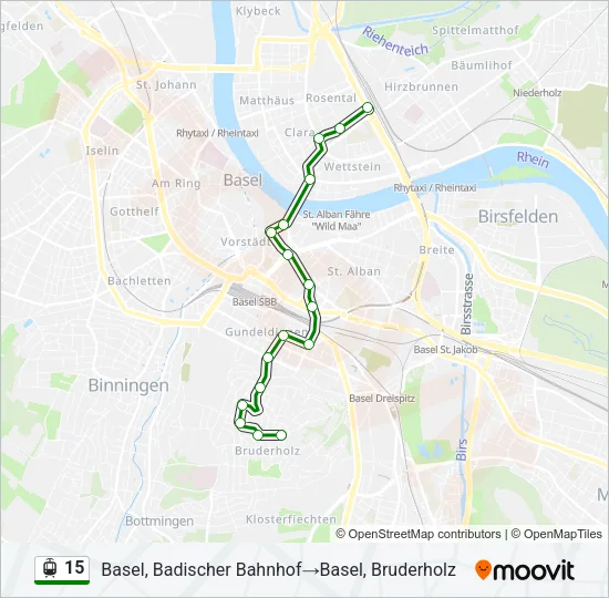 15 Light Rail Line Map