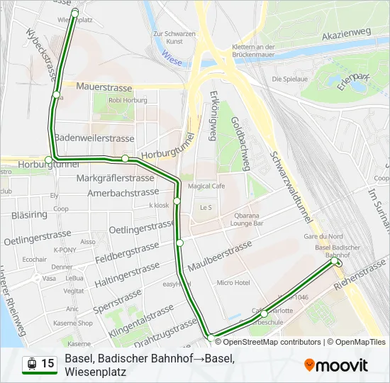 15 Light Rail Line Map