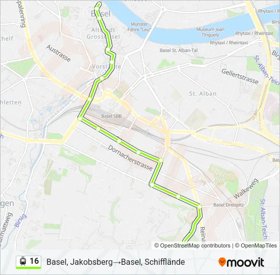 16 Light Rail Line Map