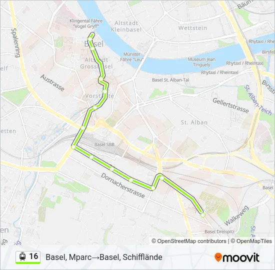 16 Light Rail Line Map