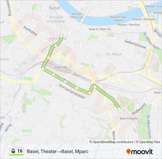 16 Light Rail Line Map
