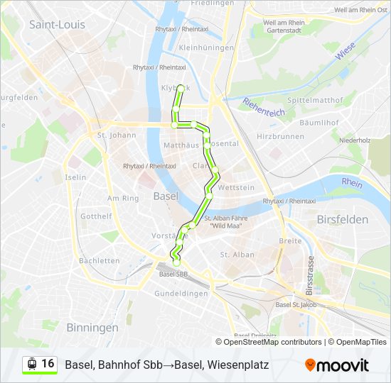16 Light Rail Line Map