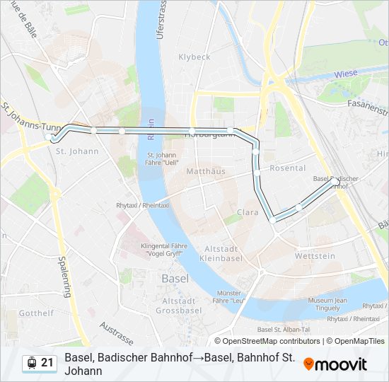 21 Light Rail Line Map