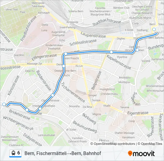 6 Light Rail Line Map