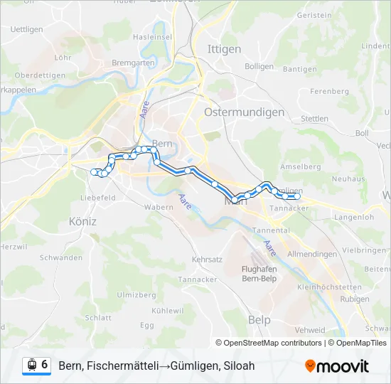 6 Light Rail Line Map