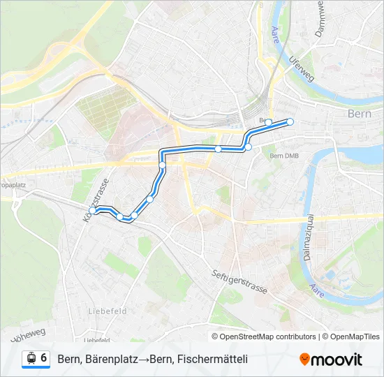 6 Light Rail Line Map