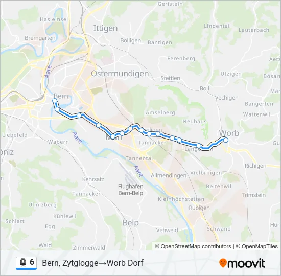 6 Light Rail Line Map