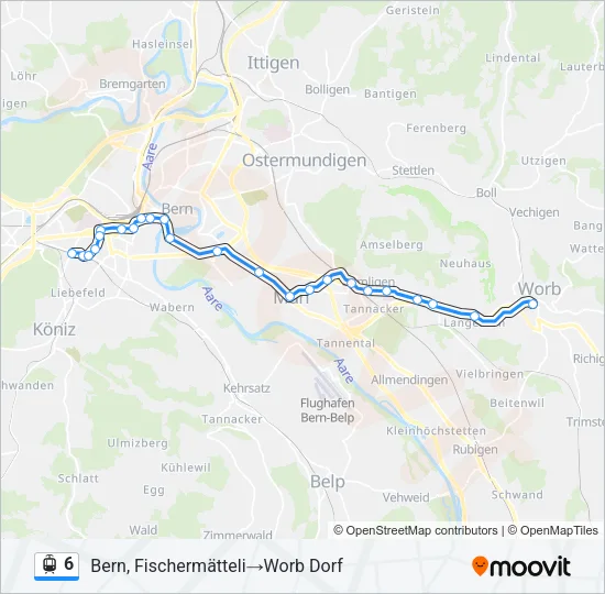 6 Light Rail Line Map