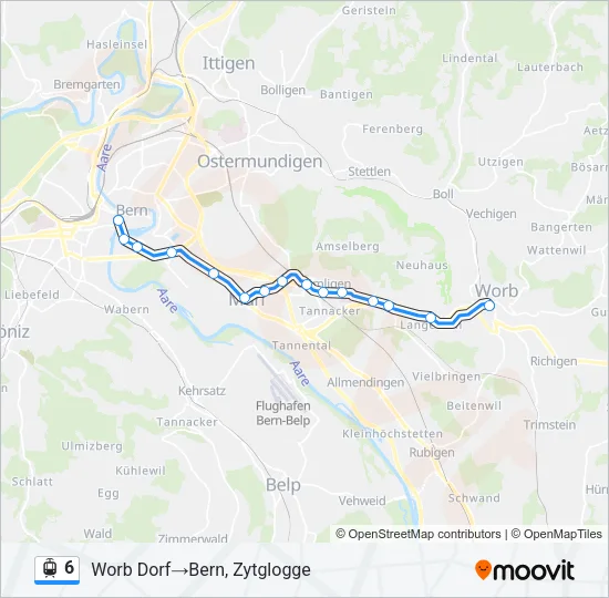 6 Light Rail Line Map
