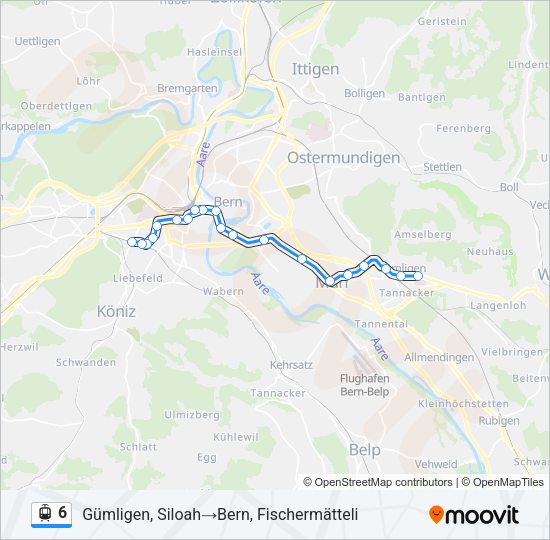 6 Light Rail Line Map
