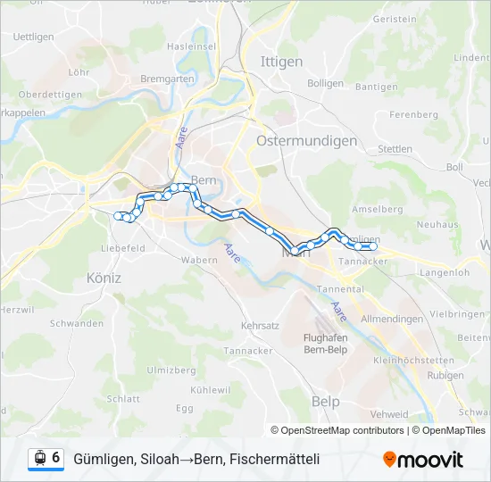 6 Light Rail Line Map
