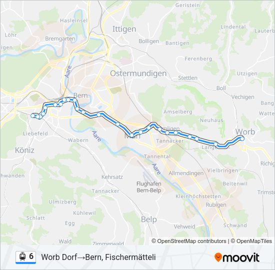 6 Light Rail Line Map