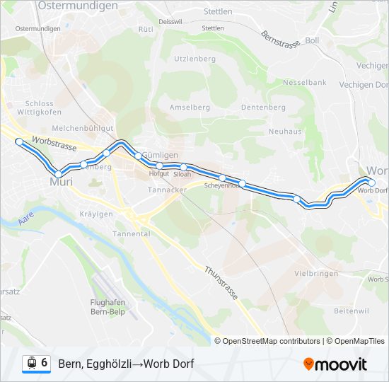 6 Light Rail Line Map